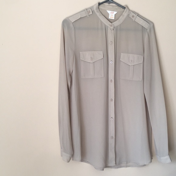 JOE FRESH Nude Blouse - Picture 1 of 7